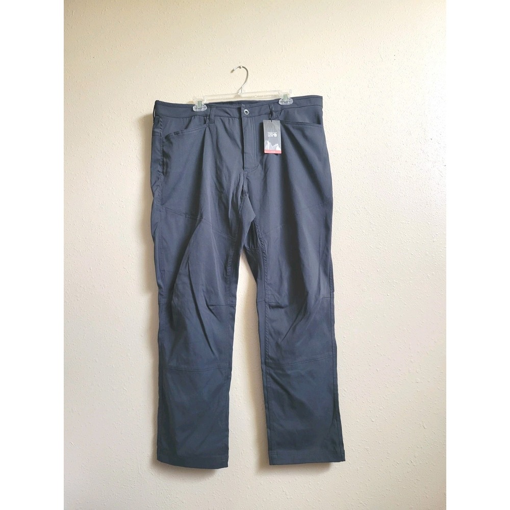 NEW Mountain Hardwear AP Active Pants Mens Hiking Stretch UPF 50 Gray - Picture 2 of 16